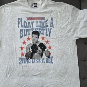 Hybrid apparel Muhammed Ali T shirt Size - 2XL Color: Gray